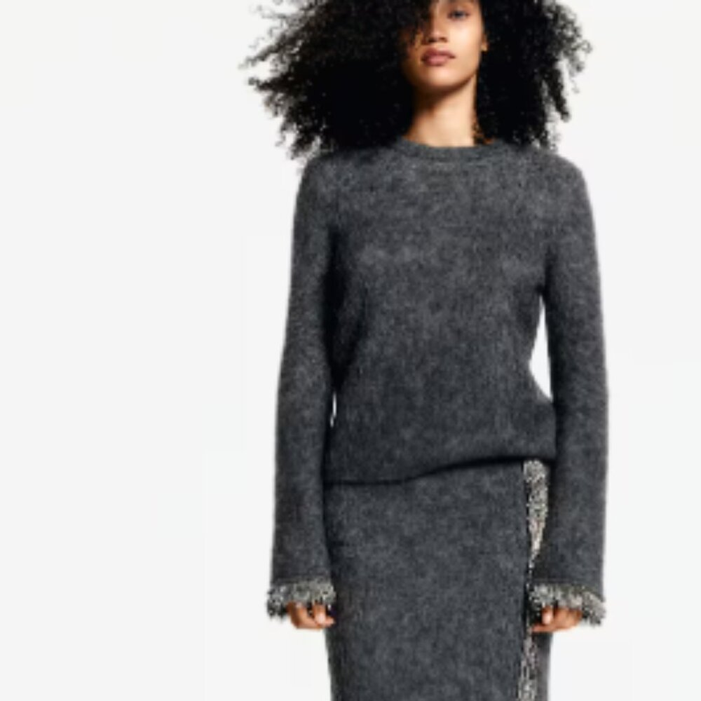 Bead-Detail Sweater H&M A/W 2024 - Picture 1 of 5